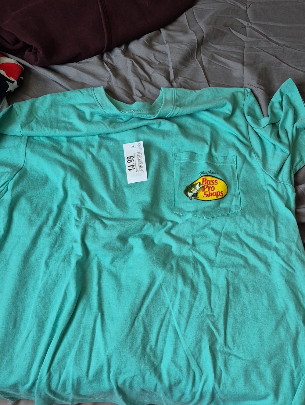 Bass Pro Shops Aqua Pocket Short-Sleeve Tee with Logo